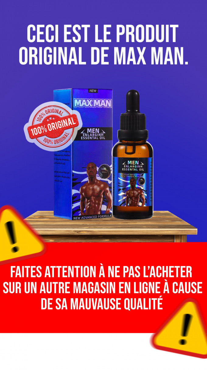 MAXMAN ENLARGING ESSENTIAL ™ ENFIN AU BENIN