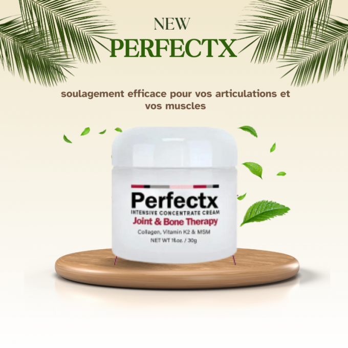 Découvrez la puissance de Perfect X 30g- Crème concentrée intensive, pour un soulagement optimal.