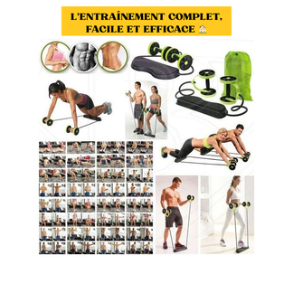 REVOFLEX Appareil de Musculation Tout-en-Un – Abdos, Bras, Jambes et Plus, Sans Salle de Sport !