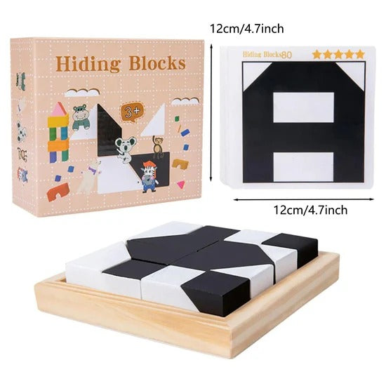 LogiKidz™ – Puzzle Éducatif Intelligemment Amusant avec Cartes et cloche sonnette ( ON PEUT JOUER A 02 OU SOLO)