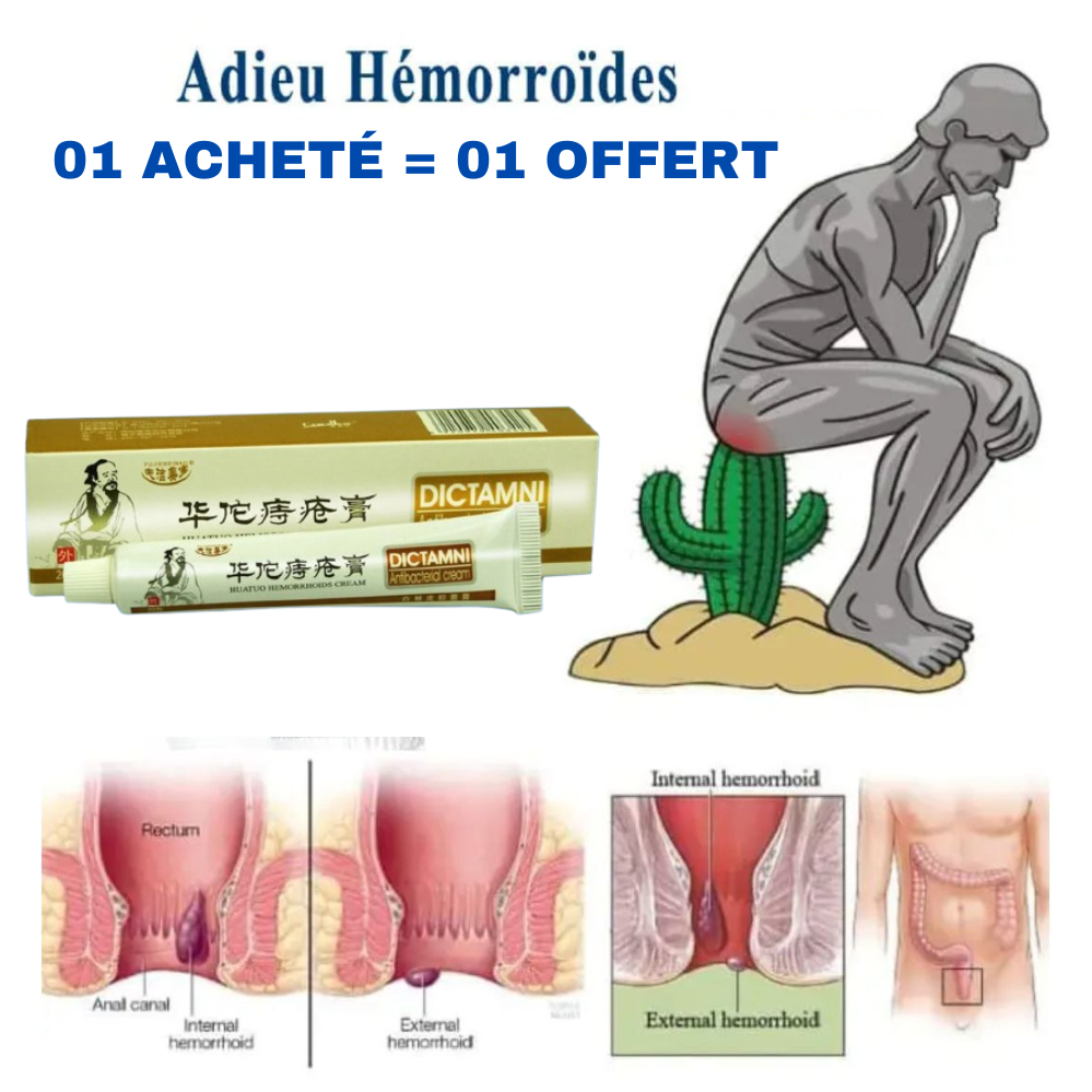 Hémorroïdes Crème Naturelle pour le Soulagement｜ 01 UN ACHETER UN OFFERT