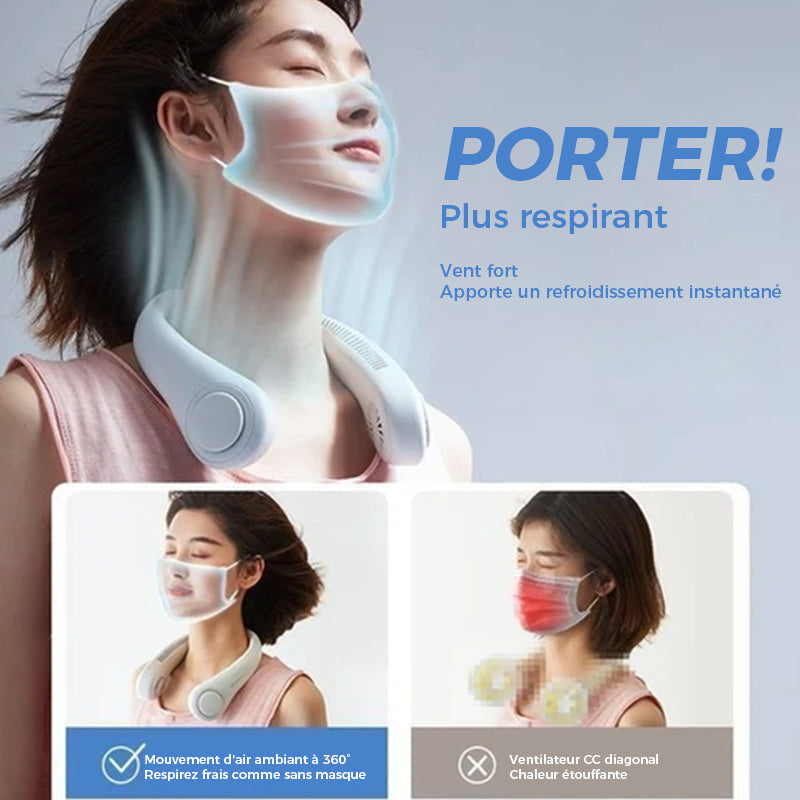 NOUVEAU VENTILATEUR PORTABLE DE COU
