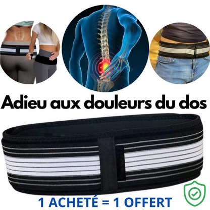 Ceinture Dorsale | Soulage les maux de dos et la sciatique | 1 ACHETÉ =  UN PATCH DOULEUR OFFERT + LIVRAISON OFFERT