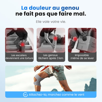 🔥02 Genouillère ajustable de protection du genou ( 02 pièces )