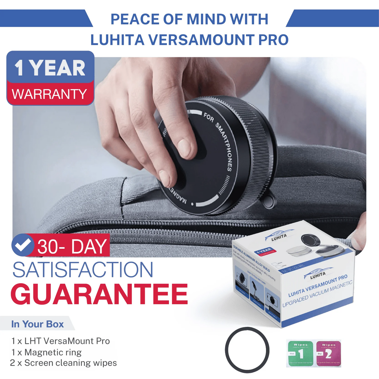 Support magnétique LUHITA™ Versamount Pro 360 BJ