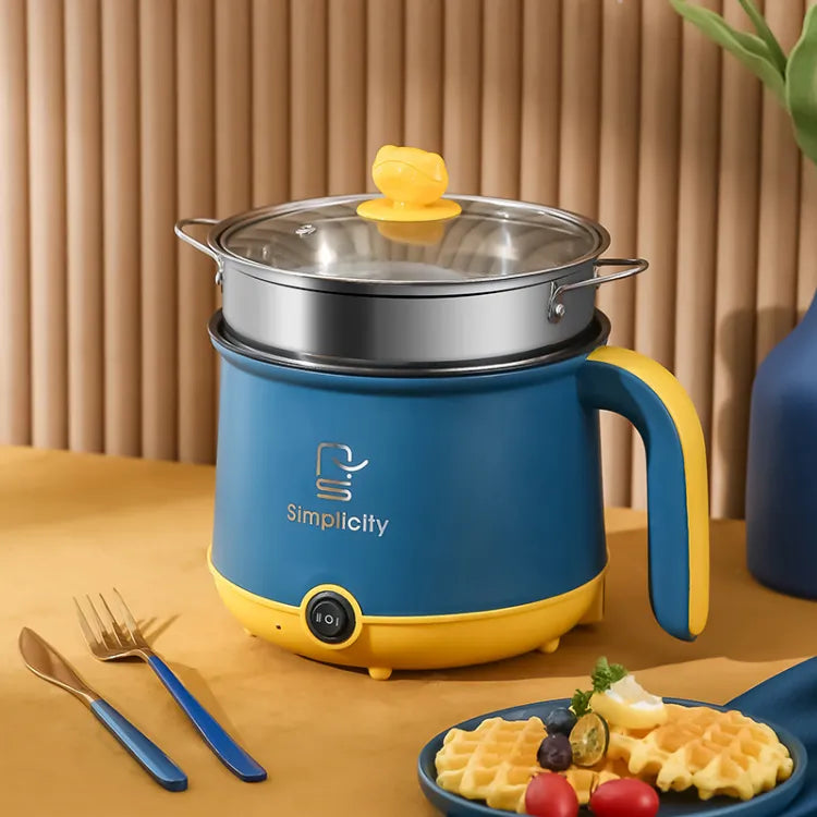 Mini cuiseur électrique Non rechargeable de 1,5 litres  ( Capacité 1,5L . Garantie 30 Jours )