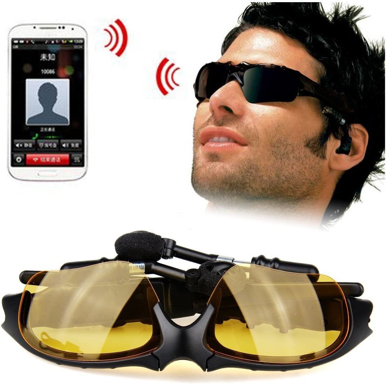 Lunette Bluetooth intelligente sans Fil avec Ecouteurs