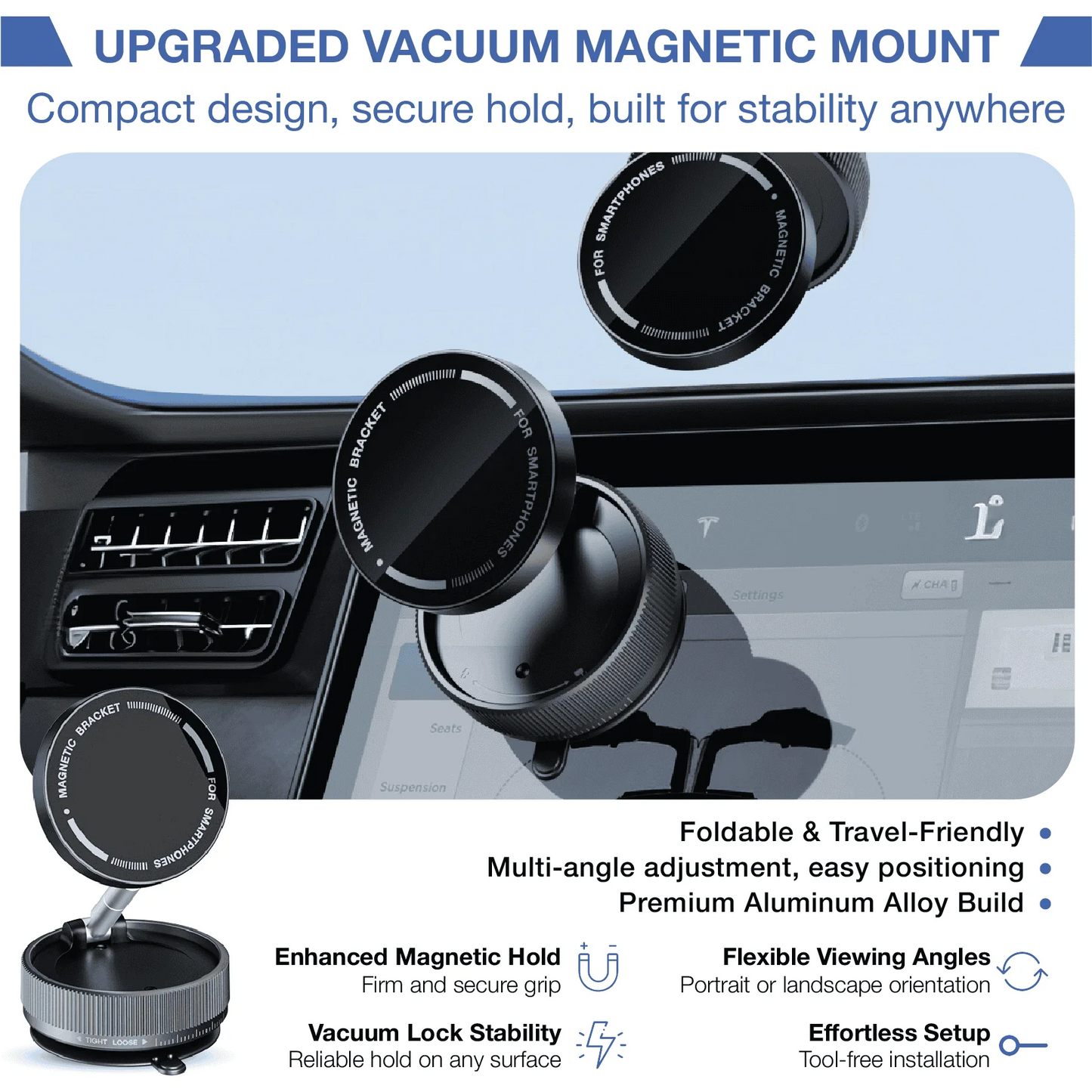 Support magnétique LUHITA™ Versamount Pro 360 BJ 2025