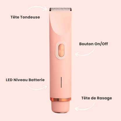 Silky® – Tondeuse Rasoir 2.0 Pour Hommes & Femmes | Zéro douleur | Résultats instantanés