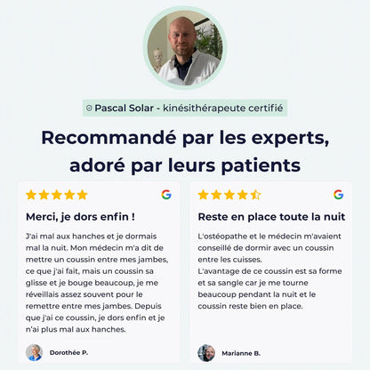 🛏️ Coussin Orthopédique Harmonie – Le secret d'un sommeil sans douleur BJ