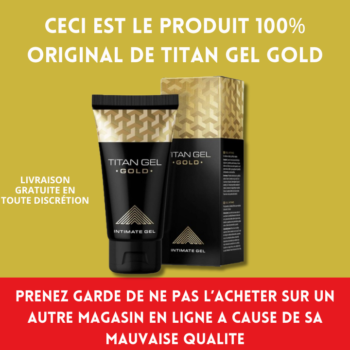 Gel 3 en 1 Titan gold Original  100% original