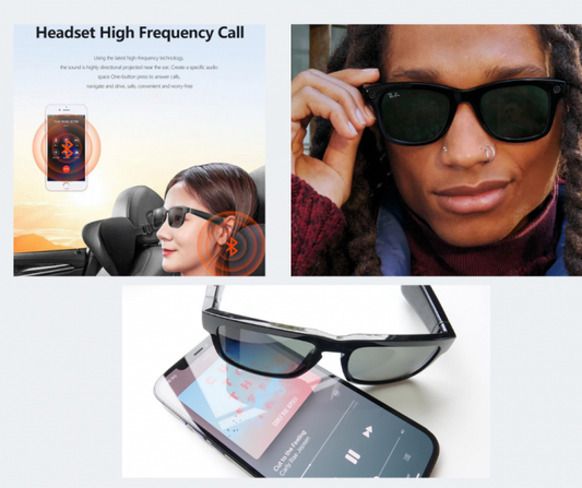 Lunettes Révolutionnaires Connectées Bluetooth ! 🎧💫( aucune Caméra n'est intégré)| -50% REMISE |