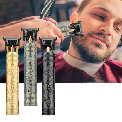 Tondeuse Professionnelle Vintage T10 – Rasoir Électrique Rechargeable Dragon TG