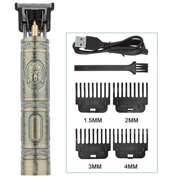 Tondeuse Professionnelle Vintage T10 – Rasoir Électrique Rechargeable Dragon TG