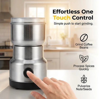 Moulin électrique multifonctionnel pour usage domestique en acier inoxydable