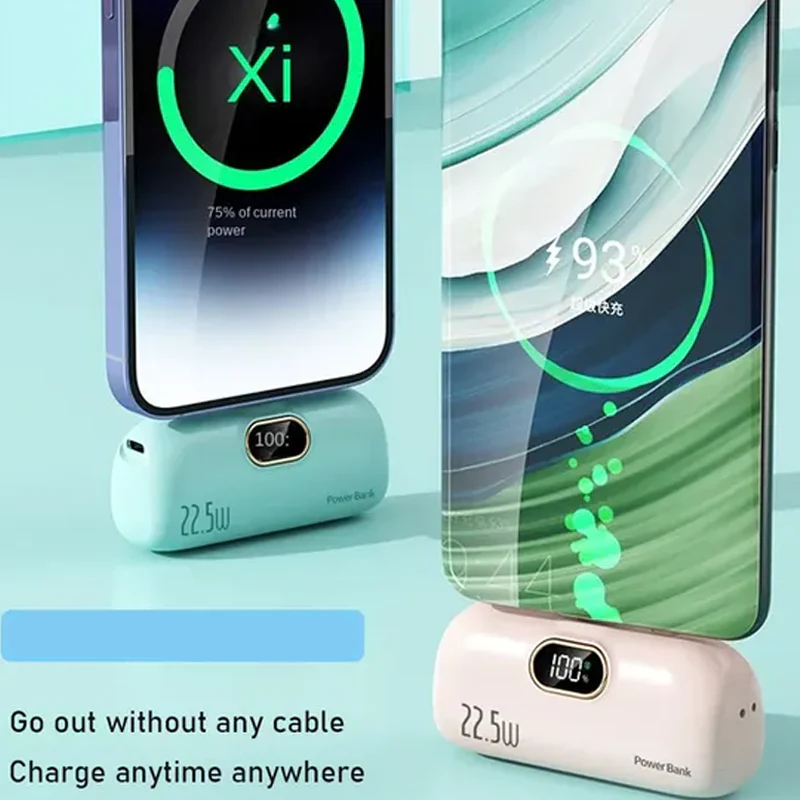Mini batterie externe portable pour téléphone 10000 mAh