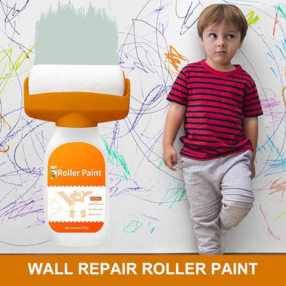 Rouleau de peinture blanc : : Facile Appliquer Mur Rouleau Peinture Pour Couverture Uniforme