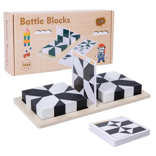 LogiKidz™ – Puzzle Éducatif Intelligemment Amusant avec Cartes et cloche sonnette  ( ON PEUT JOUER A 02 OU SOLO)