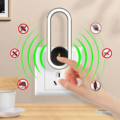 Répulsif anti-moustiques à ultrasons 2026  et lampe de sommeil LED.