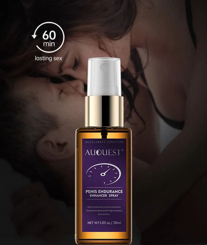 Spray Endurance AUQUEST : Prolongez Vos Moments Intimes Jusqu'à 60 Minutes