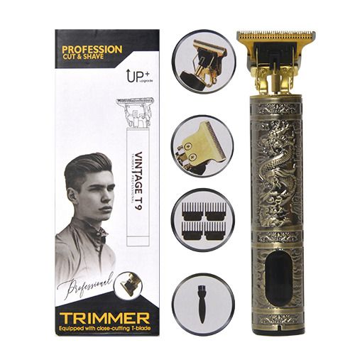 Tondeuse Professionnelle Vintage T10 – Rasoir Électrique Rechargeable