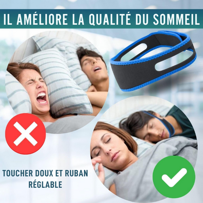 Sangle de Mâchoire médicale ANTI-RONFLEMENT & ANTI-APNÉE SOMMEIL