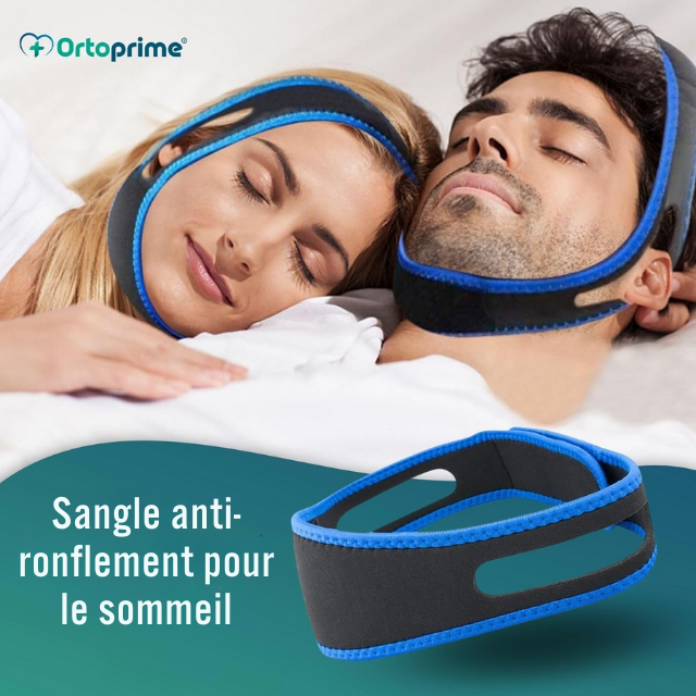 Sangle de Mâchoire médicale ANTI-RONFLEMENT & ANTI-APNÉE SOMMEIL