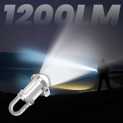 Mini Lampe torche portable rechargeable et lumineuse pour porte-clés