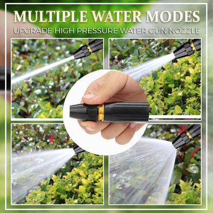 Buse à eau haute pression pour voitures et jardin ! 💦🚗 10 fois plus puissant, 8 modes de pulvérisation et boîtier métallique ultra-résistant ...... E