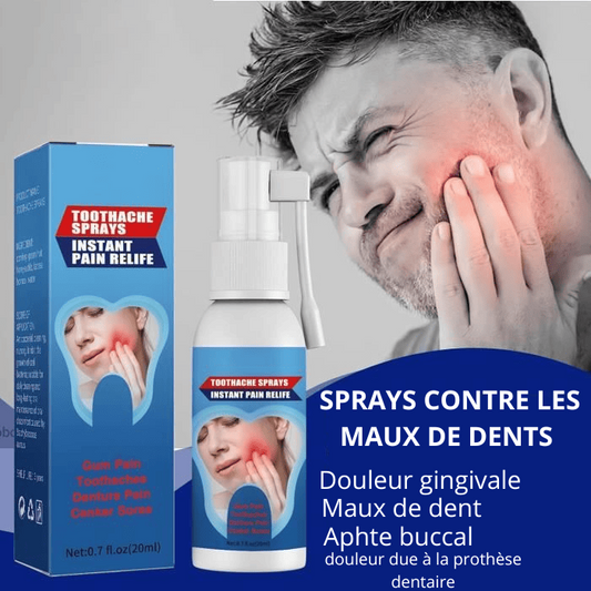 TOOTHACHE SPRAY  Elimine les douleurs dentaires ( Satisfait ou remboursé)